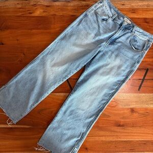 Oat New York Light Blue Cropped Jeans